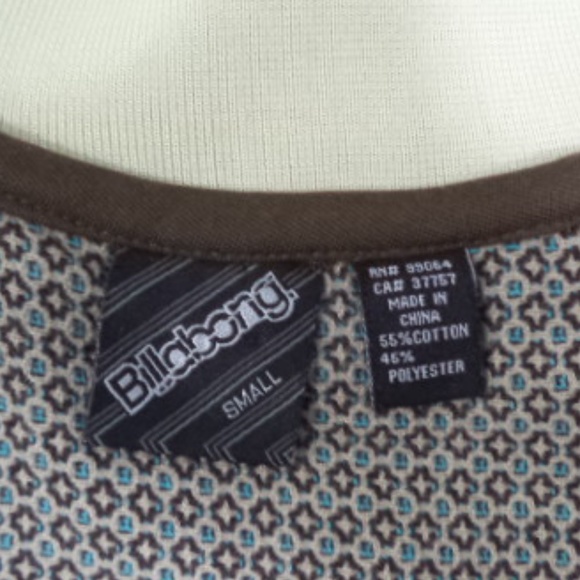 Billabong Womens Brown Embroidered Warm Up Jacket - Picture 8 of 8